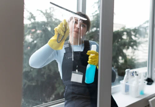 Nettoyage de vitres intérieures et extérieures à Goutrens